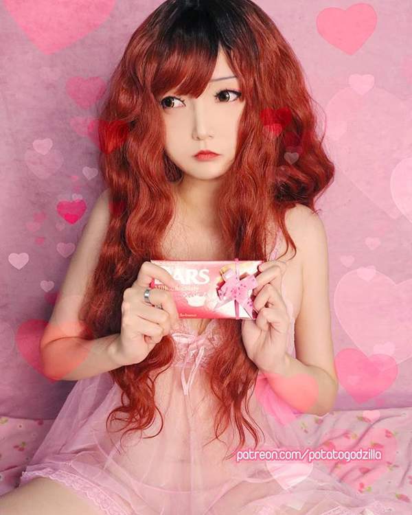 Potato Godzilla作品分享，一个萌萌的童颜COSER